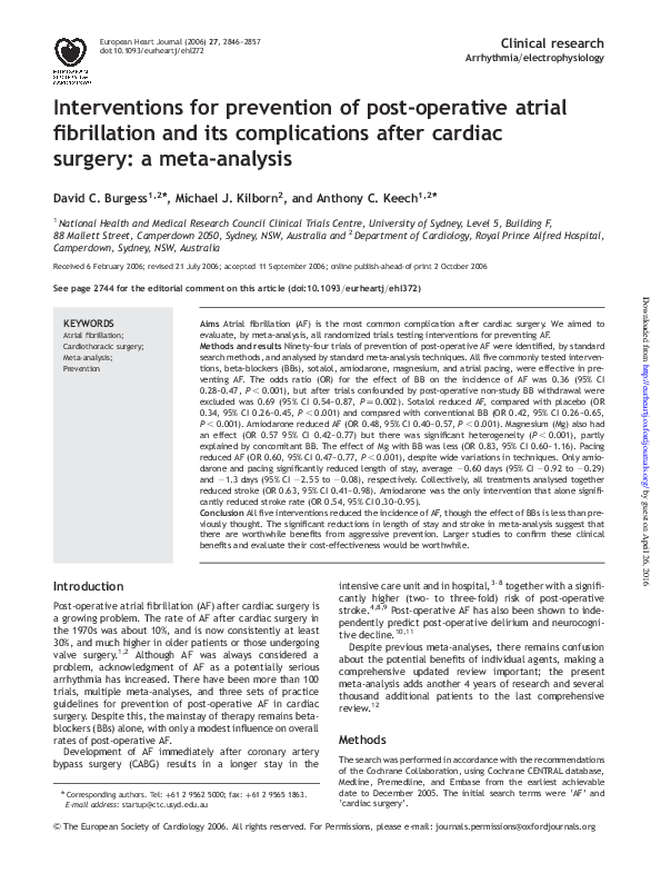 Atrial fibrillation essay picture