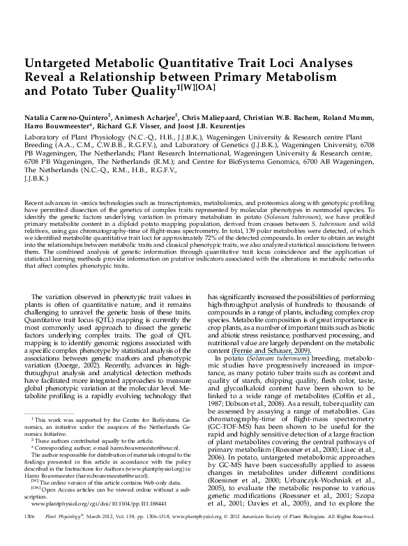 Revealing metabolic phenotypes in plant essay 06 picture