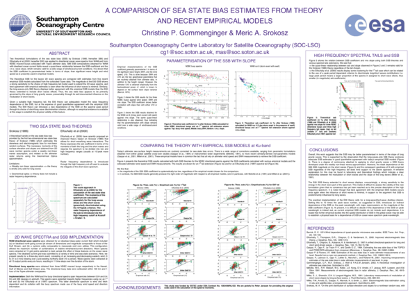 (PDF) A Comparison of Sea State Bias Estimates from Theory and Recent ...