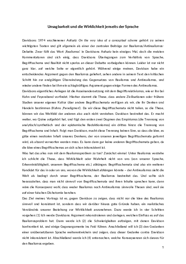 Essay sprache denken wirklichkeit picture