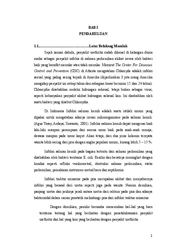 penatalaksanaan uretritis non gonore