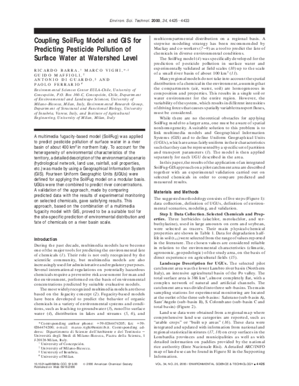 Effects of pesticides on the environment and human health picture