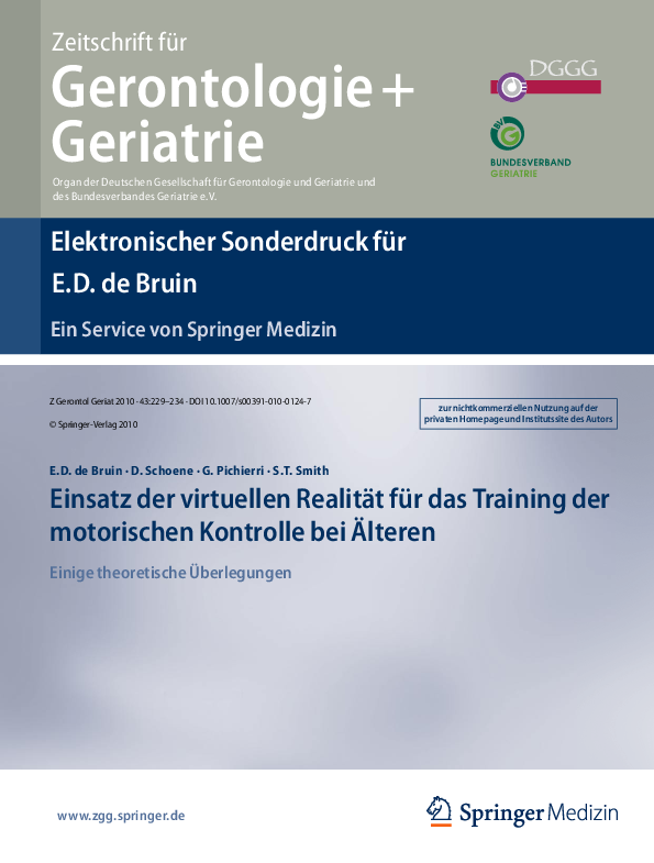 (PDF) Use of virtual reality technique for the training of motor ...