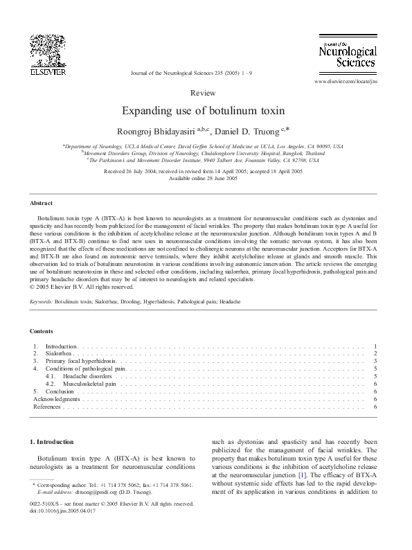 Botulinum toxin essay 07 image