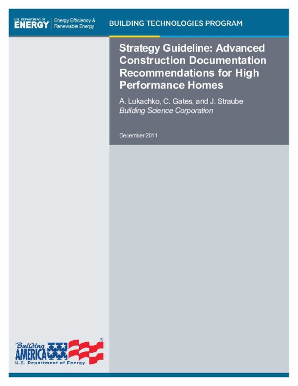 (PDF) Strategy Guideline: Advanced Construction Documentation ...