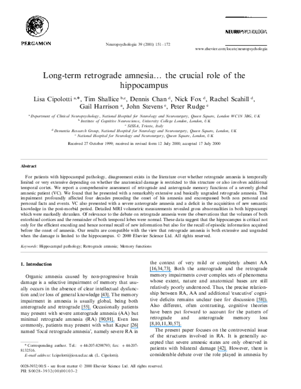 Help for retrograde amnesia image