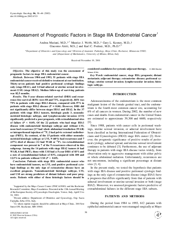 Adenocarcinoma endometrial image