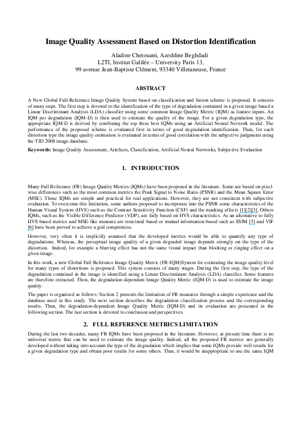 (PDF) A no-reference image quality metric for blur and ringing effect ...