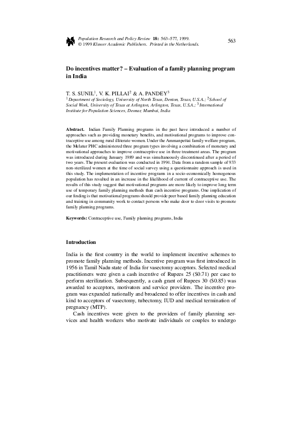 Research study regarding knowledge and attitude family planning methods picture