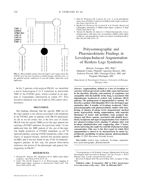(PDF) Polysomnographic and pharmacokinetic findings in levodopa-induced ...