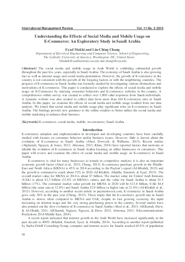 (PDF) Understanding the Effects of Social Media and Mobile Usage on E ...