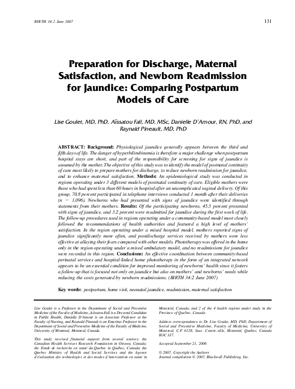 Maternal preparation essay image