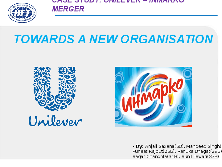 (PPT) Unilever Inmarko Case Study
