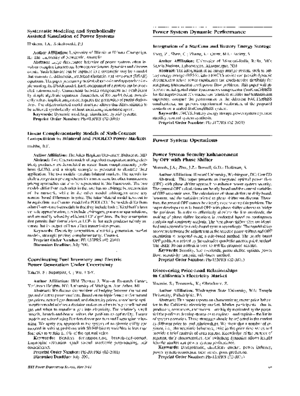(PDF) Power system security enhancement by OPF with phase shifter