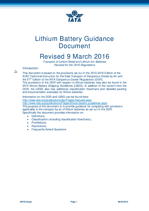 PDF Lithium Battery Guidance Document Eduardo Serrano Academia edu  PDF Lithium Battery Guidance Document Eduardo Serrano Academia edu