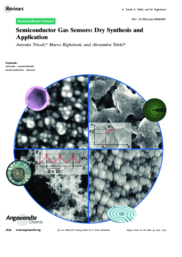 (PDF) Semiconductor Gas Sensors Dry Synthesis and Application