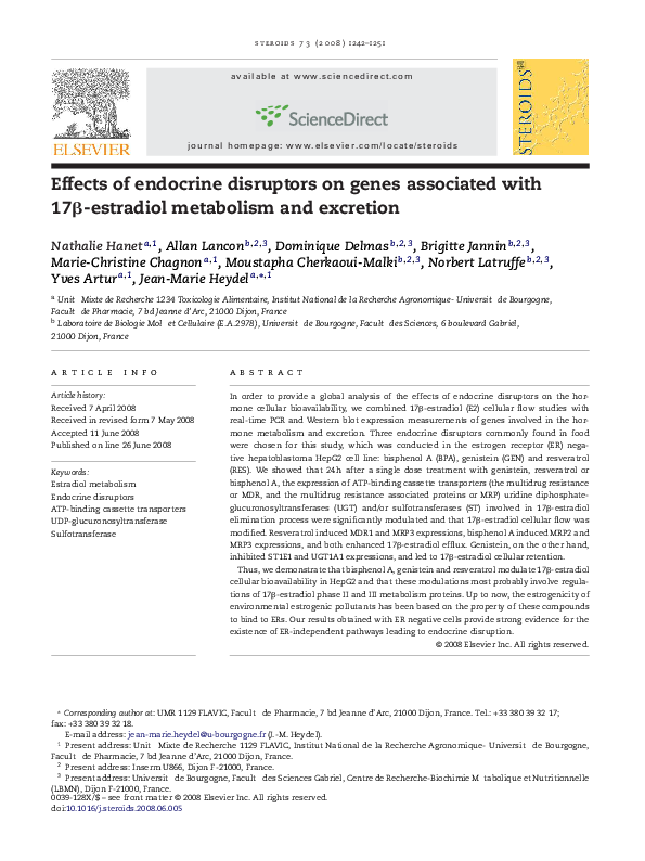 Endocrine disruptor chemicals picture