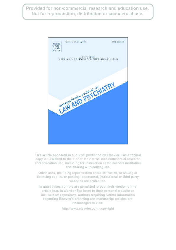 (PDF) Citizenship, mental illness, and the criminal justice system