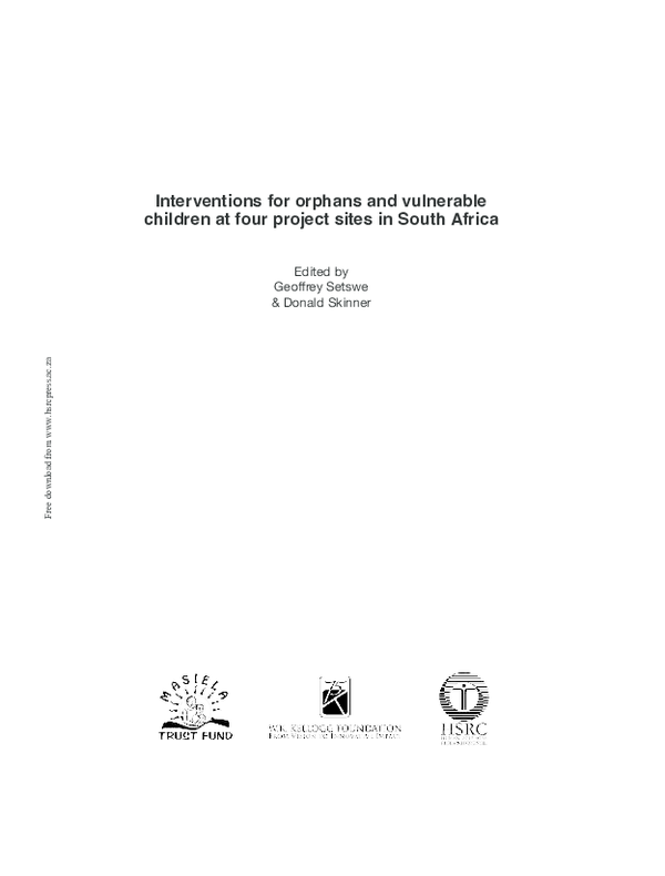 (PDF) Interventions for orphans and vulnerable children at four project ...
