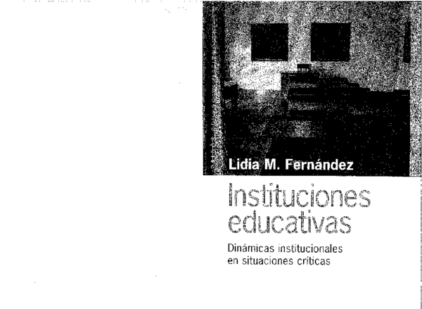 (PDF) Instituciones educativas Fernández Lidia