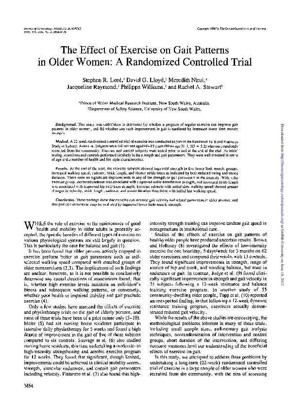 (PDF) The effect of balance and strength training on muscle activation ...