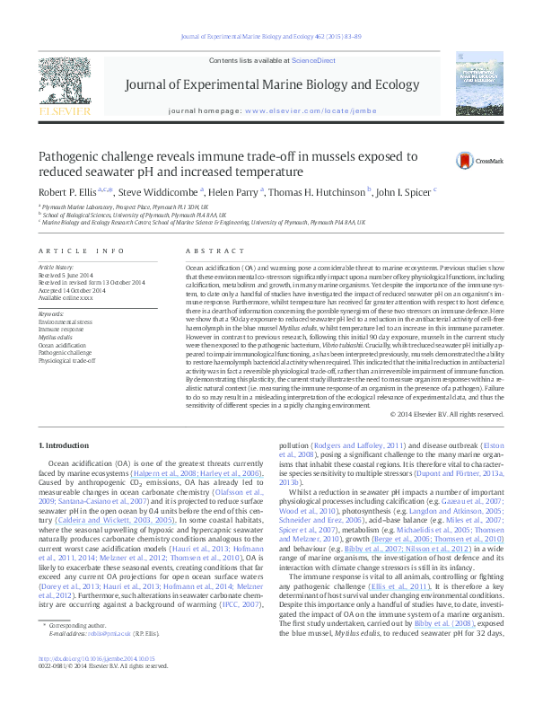 Biology thesis seawater image