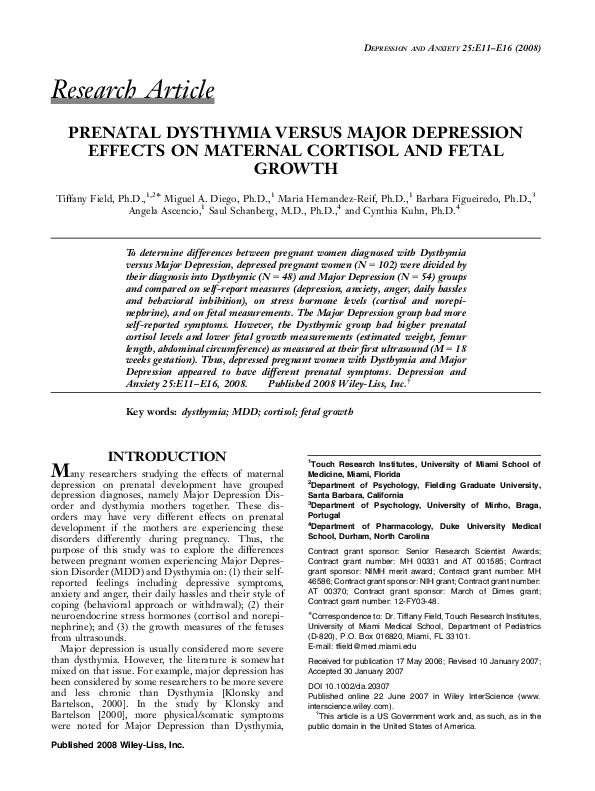 Dysthymia treatment plan picture