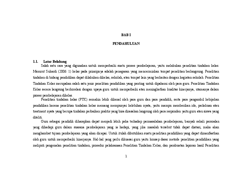 (DOC) makalah penelitian tindakan kelas riska riski