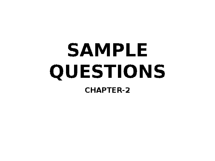 (PPT) Chapter 2 Problems and Solutions