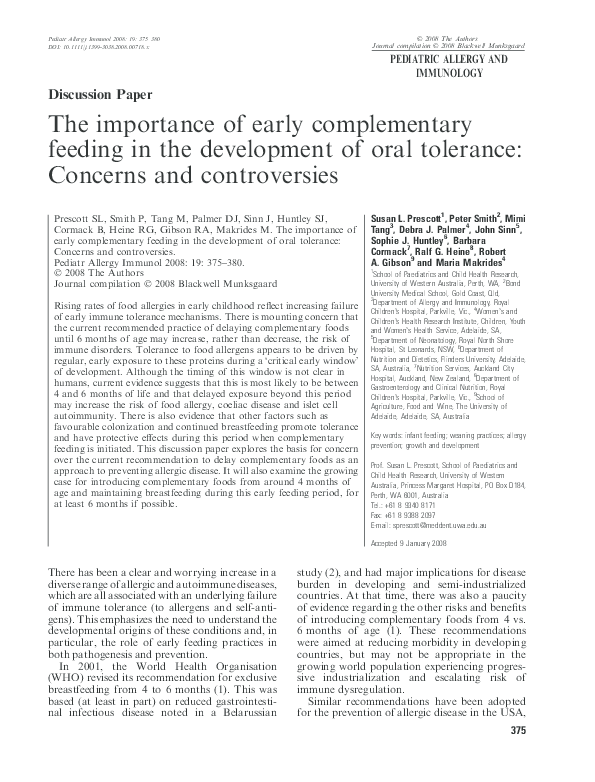 Complementary feeding thesis image