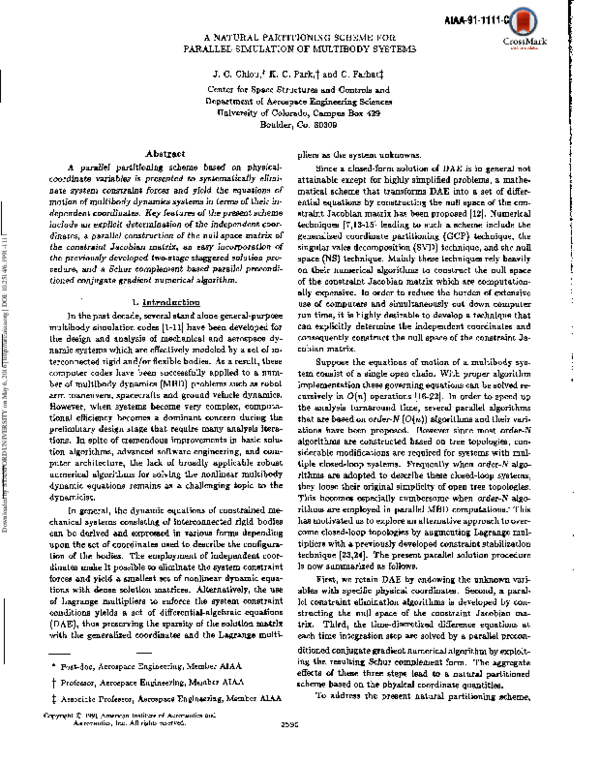 (PDF) A natural partitioning scheme for parallel simulation of ...