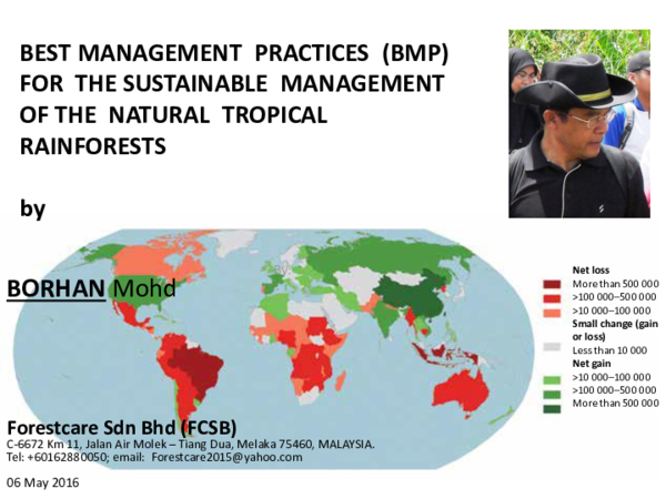 (PDF) BEST MANAGEMENT PRACTICES (BMP) FOR THE SUSTAINABLE MANAGEMENT OF ...