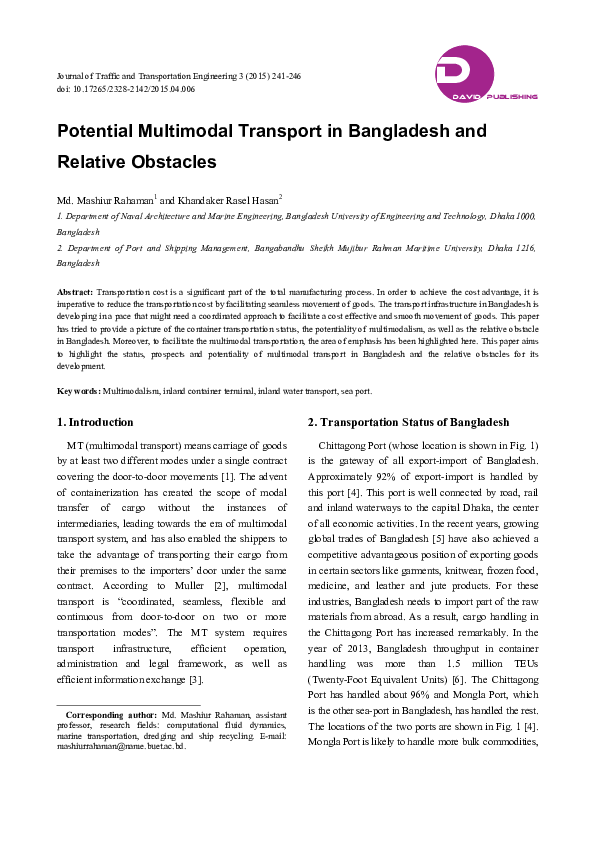 Multimodal transport essay 08 picture