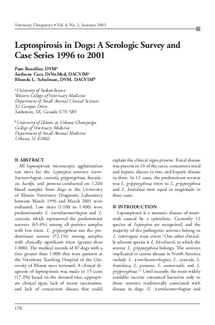 Leptospirosis cycle image