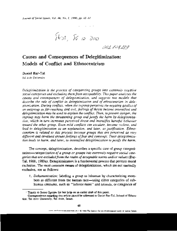 Why is it that every person has a tendency to become ethnocentric image