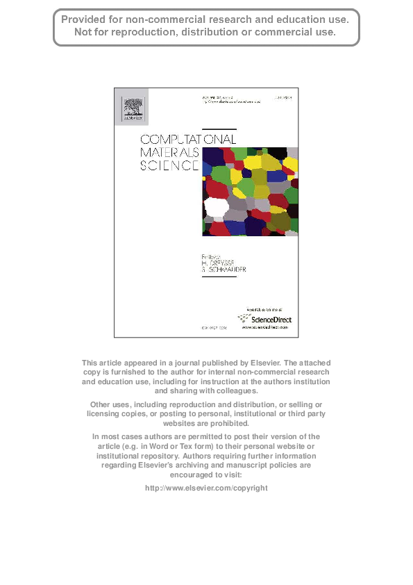 (PDF) First Principles Study on Structural Stability of Belite