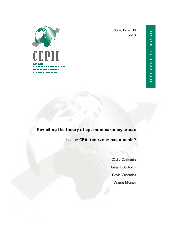 (PDF) Revisiting the theory of optimum currency areas: Is the CFA franc ...