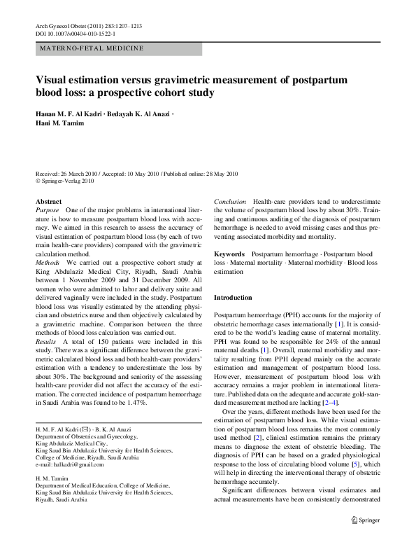 Blood loss essay 04 image