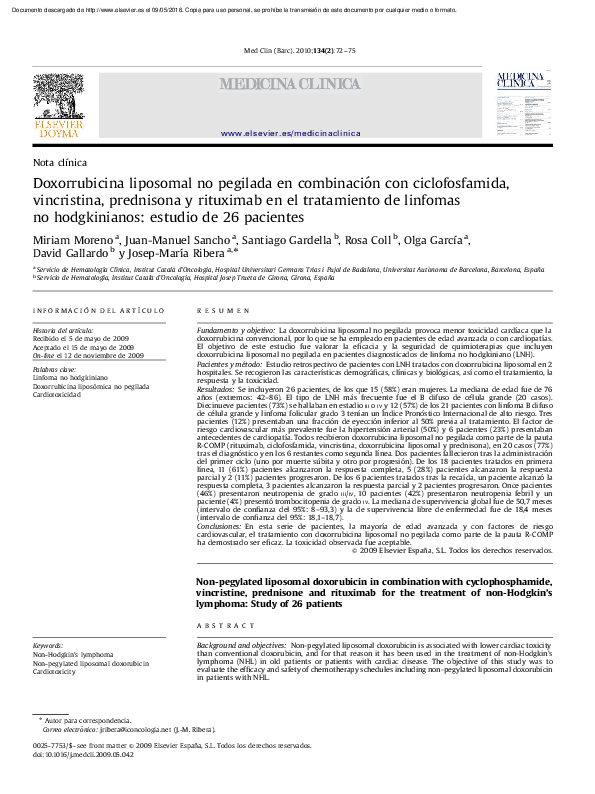 (PDF) [Non-pegylated liposomal doxorubicin in combination with ...