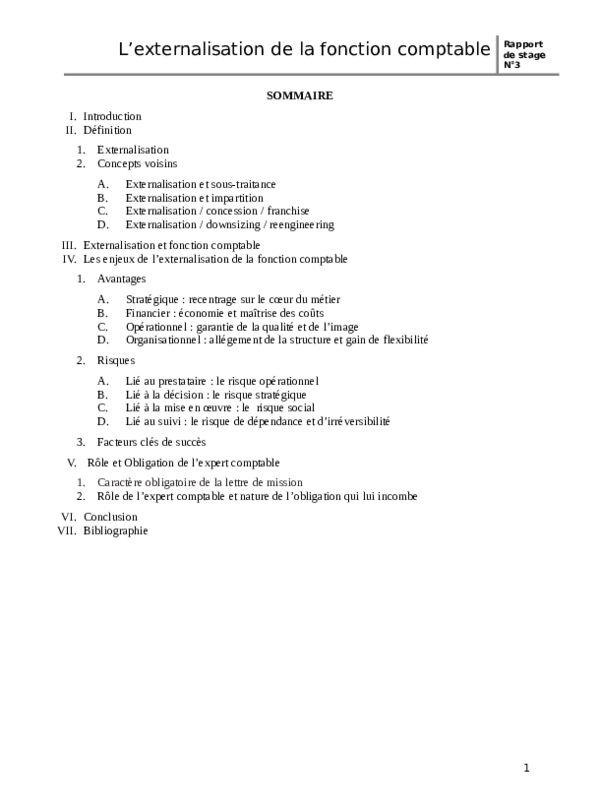 Pdf L Externalisation De La Fonction Comptable Rapport De Stage N 3 Sommaire Marwa Droubi Academia Edu Pdf L Externalisation De La Fonction Comptable Rapport De Stage N 3 Sommaire Marwa Droubi Academia Edu