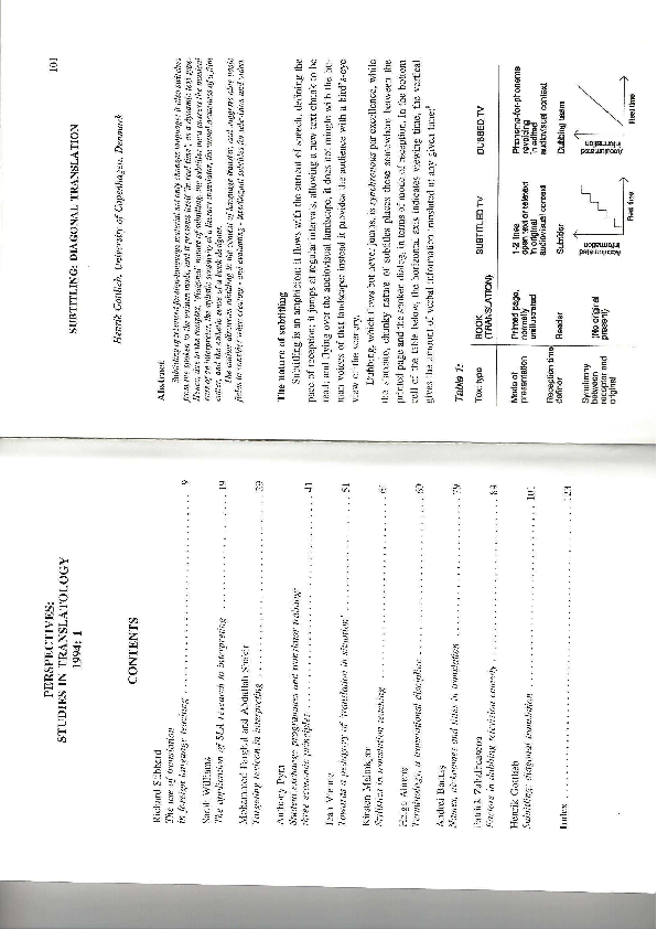 (PDF) Subtitling: Diagonal translation