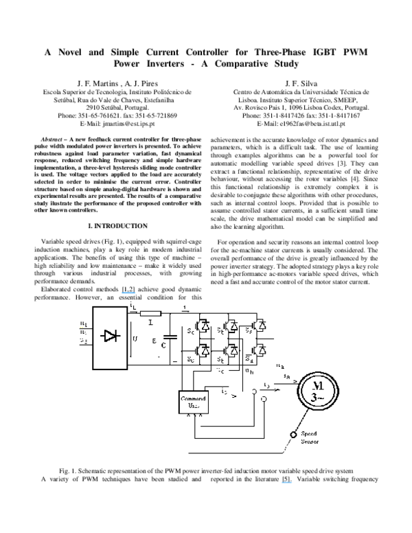 (PDF) A novel and simple current controller for three-phase PWM power ...