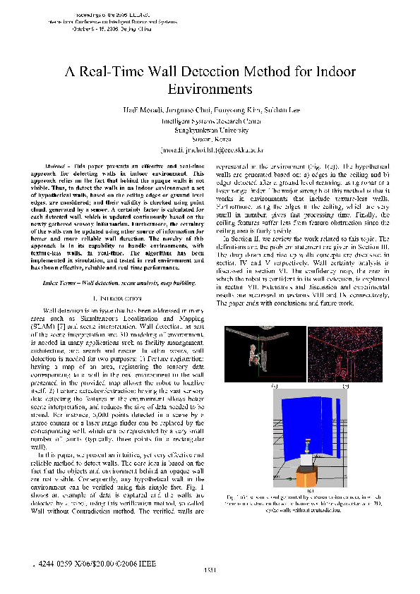(PDF) A Real-Time GPU-Based Wall Detection Algorithm for Mapping and ...