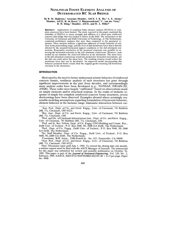(PDF) Nonlinear Finite Element Analysis of Deteriorated RC Slab Bridge