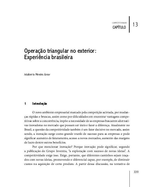 (PDF) CAP 13 COMP OPERACAO TRIANGULAR NO EXTERIOR