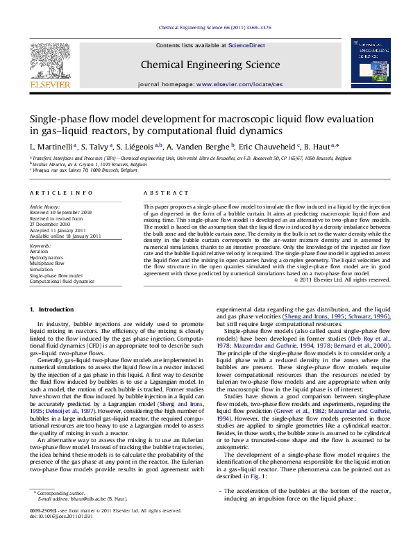 (PDF) Single-phase flow model development for macroscopic liquid flow ...