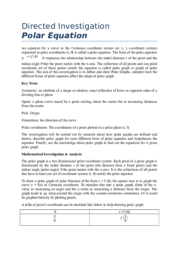 (DOC) Directed Investigation