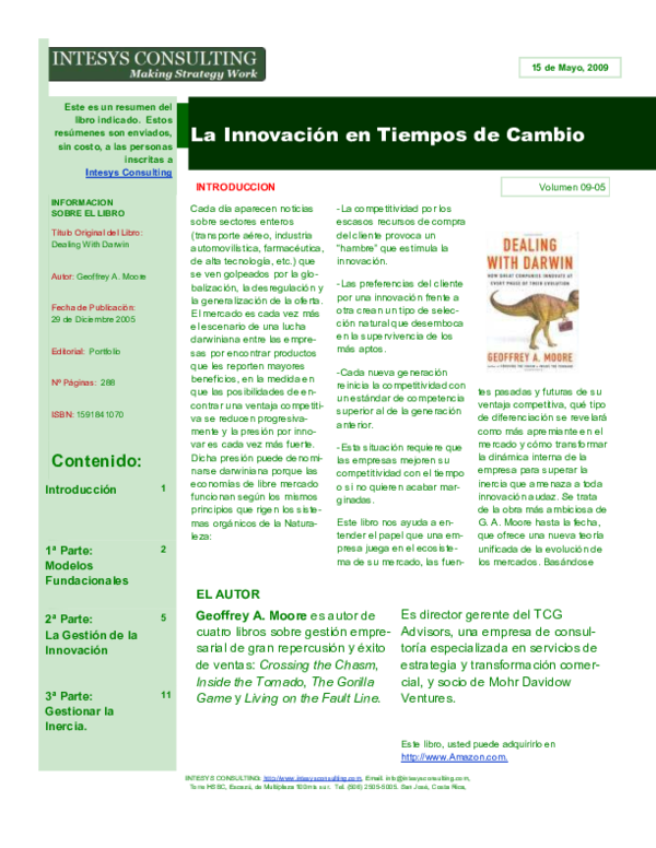 (PDF) La innovación en tiempos de Cambio