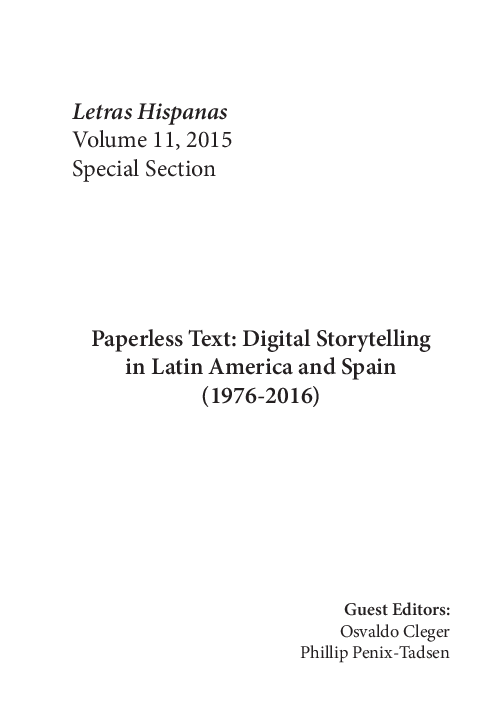 (PDF) Paperless Text Digital Storytelling in Latin America and Spain
