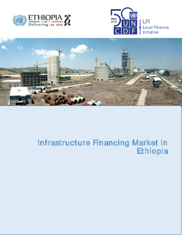 infrastructure financing market in